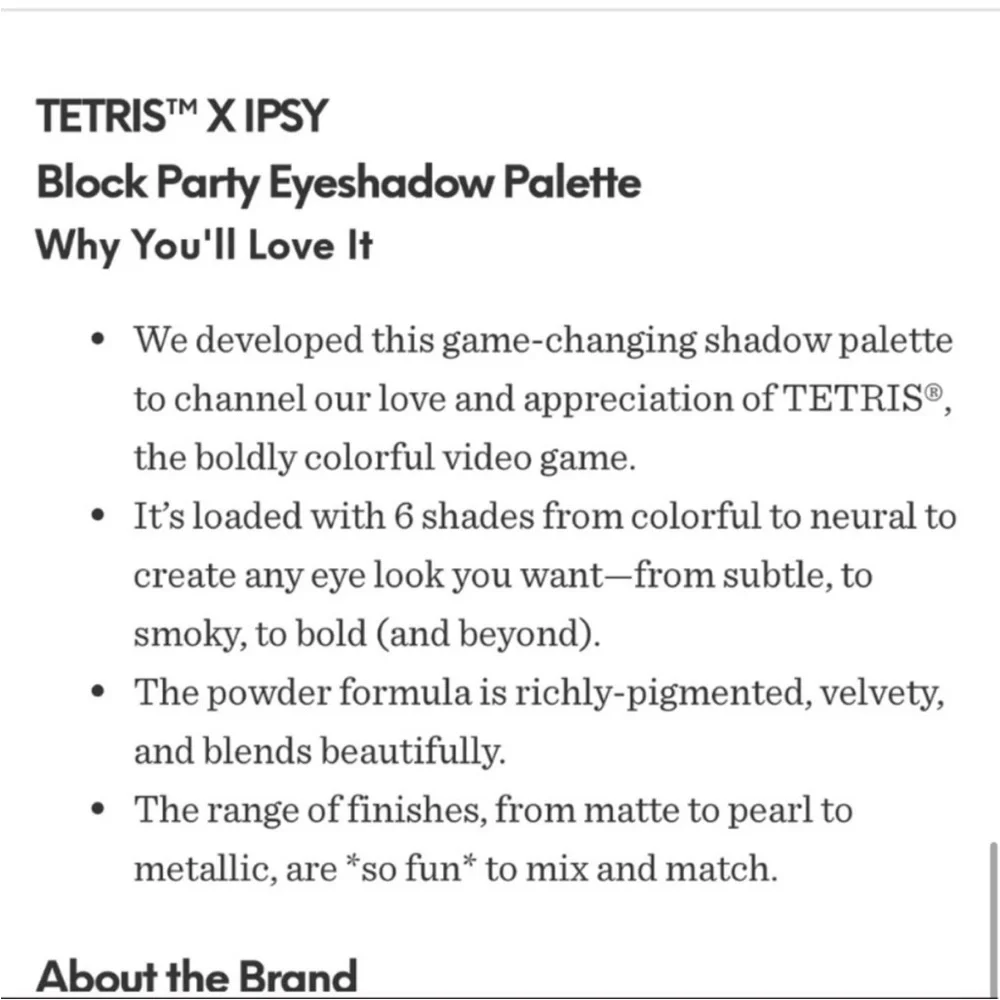 ipsy Eyeshadow Palette - Game On